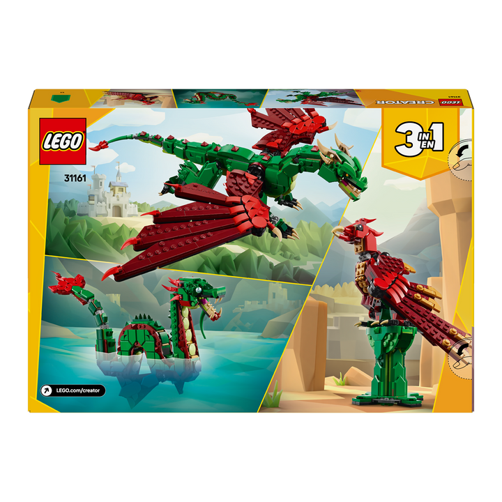 LEGO Creator (3-in-1)<br> Medieval Dragon<br> 31161