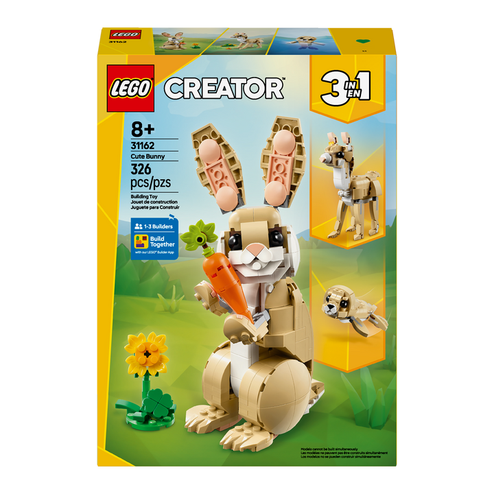 LEGO Creator (3-in-1)<br> Cute Bunny<br> 31162