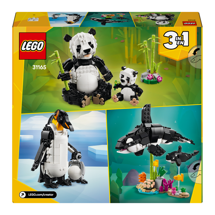 LEGO Creator (3-in-1)<br> Wild Animals: Panda Family<br> 31165