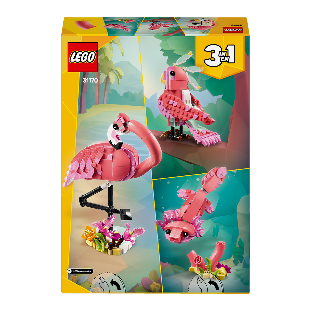 LEGO Creator (3-in-1)<br> Wild Animals: Pink Flamingo<br> 31170