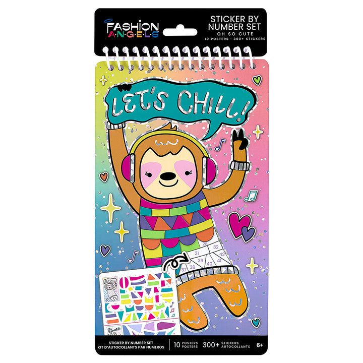 Fashion Angels<br> Sticker By Number Set<br> Oh So Cute