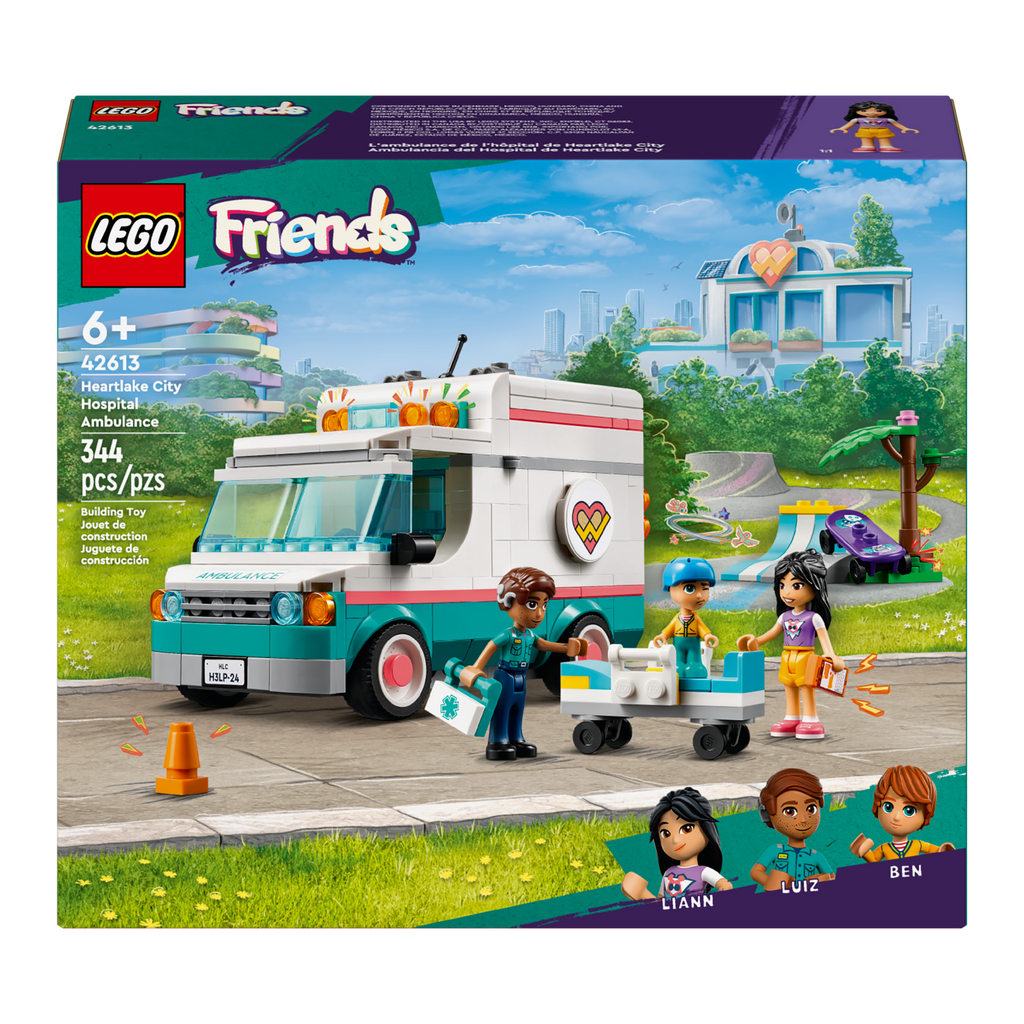 LEGO Friends Heartlake City Hospital Ambulance 42613 The 5Fifty5 Shop at SickKids