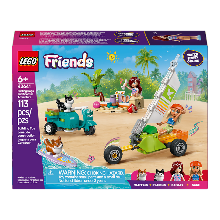 LEGO Friends<br> Surfing Dogs and Scooter Adventure<br> 42641