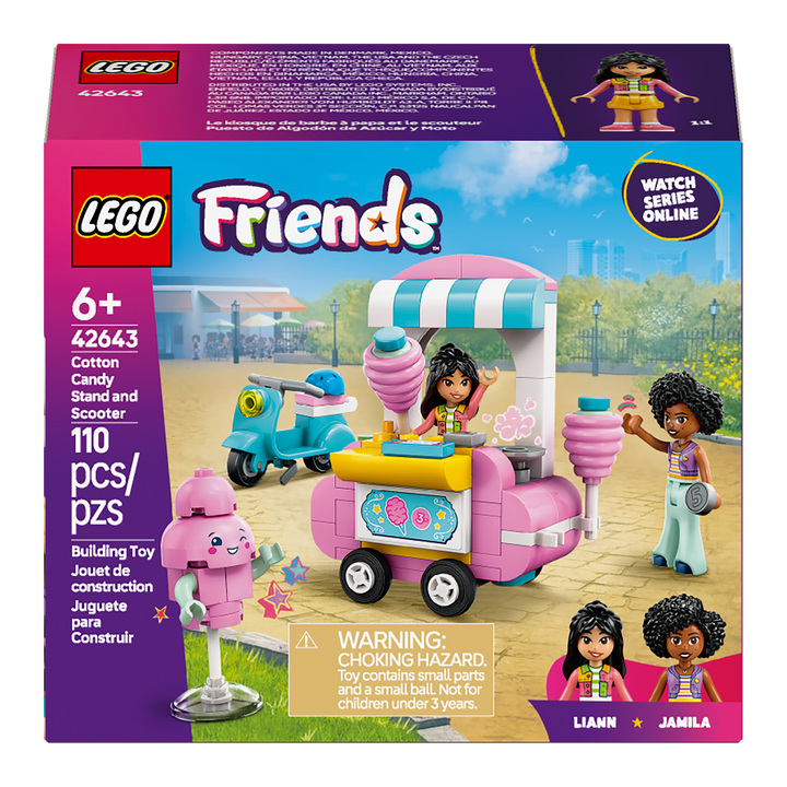 LEGO Friends<br> Cotton Candy Stand and Scooter<br> 42643