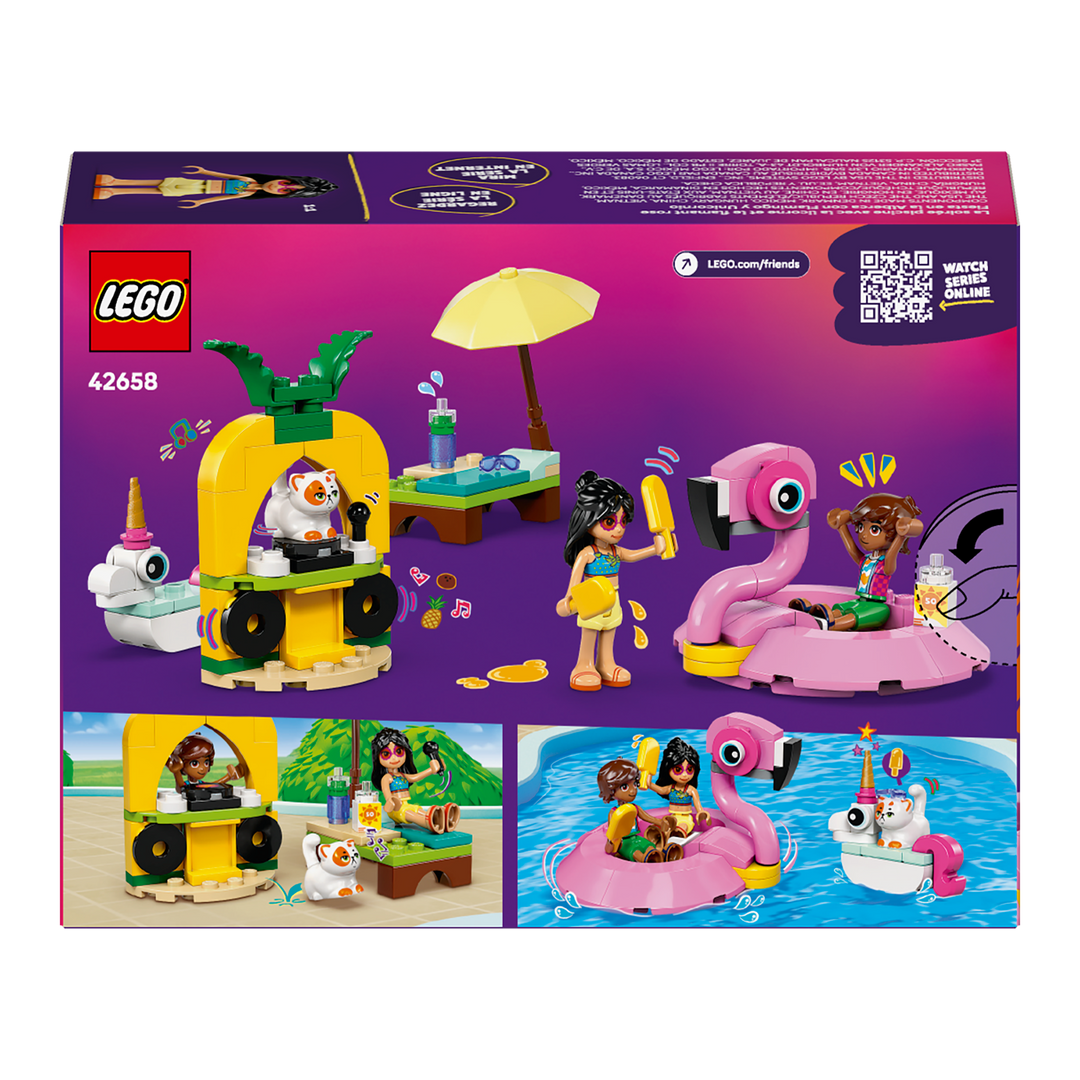LEGO Friends<br> Unicorn & Flamingo Pool Party<br> 42658