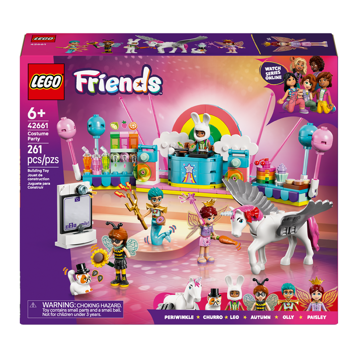 Lego Friends<br> Costume Party with Unicorn & Fairy<br> 42661