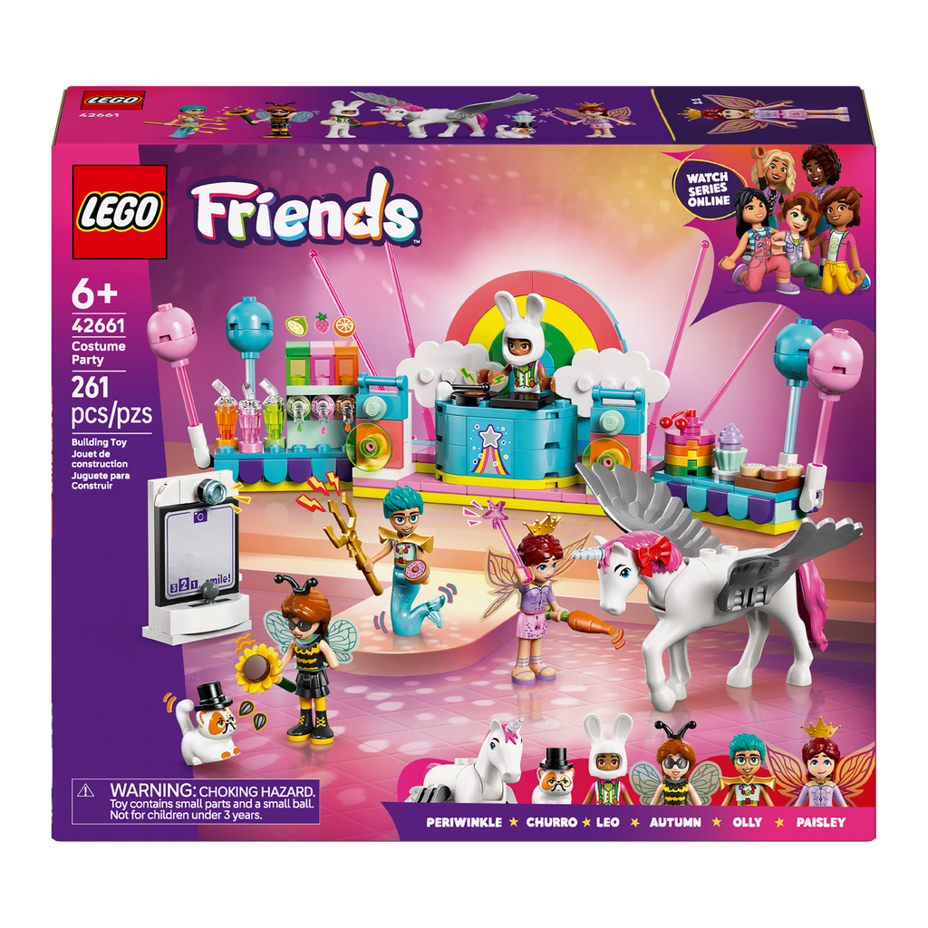 Lego Friends Costume Party with Unicorn & Fairy 42661 – The