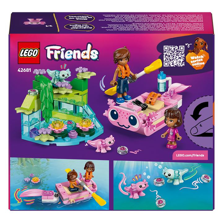 LEGO Friends<br> Axolotl Adventure Boat<br> 42681