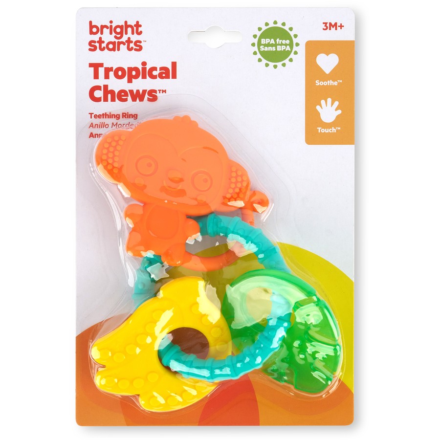 Bright Starts<br> Teether Ring<br> Tropical Chews