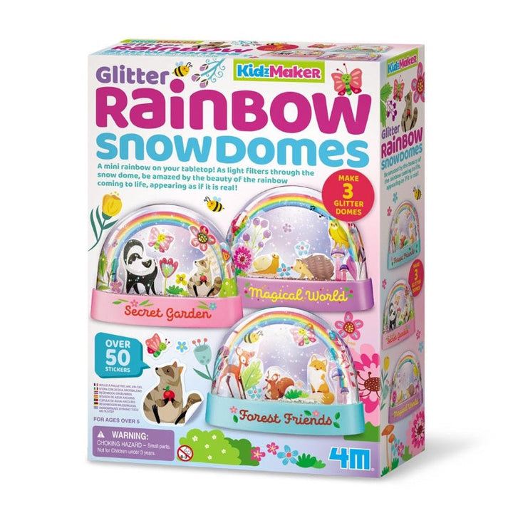 KidzMaker<br> Glitter Rainbow<br> Snowdomes