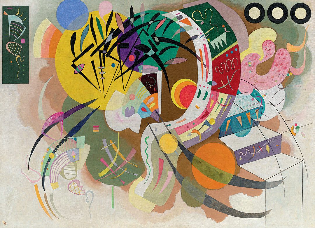 Jigsaw Puzzle<br> 1000 Pieces<br> Dominant Curve by Kandinsky
