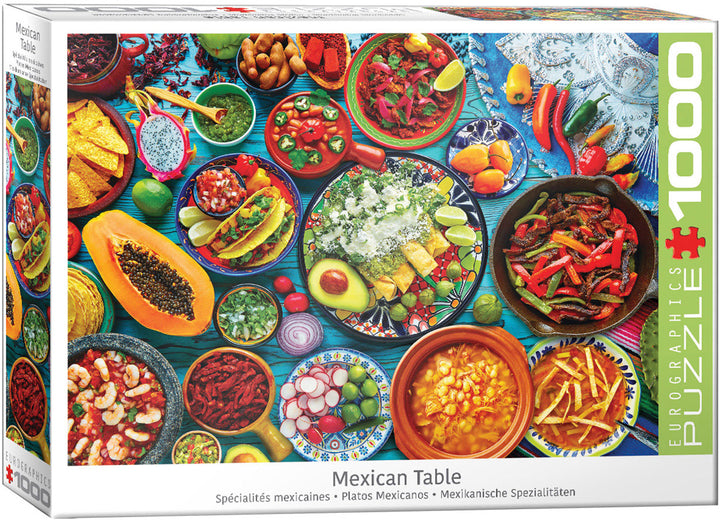 Jigsaw Puzzle<br> 1000 Pieces<br> Mexican Table
