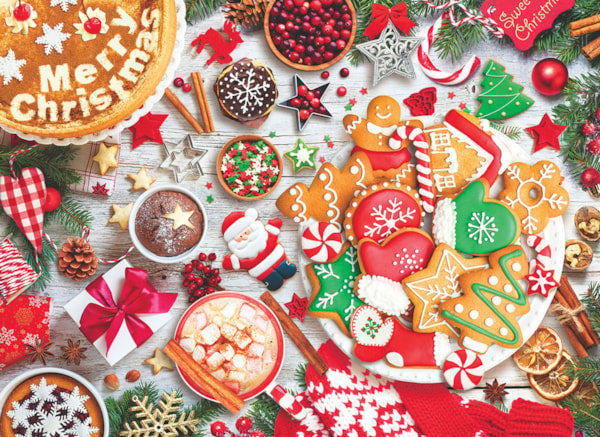 Jigsaw Puzzle<br> 1000 Pieces<br> Christmas Table