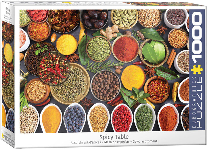 1000 Pieces<br> Jigsaw Puzzle<br> Spicy Table