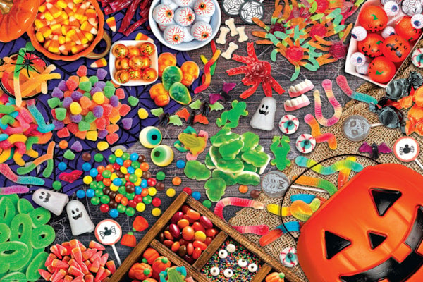 Jigsaw Puzzle<br> 1000 Pieces<br> Halloween Candies