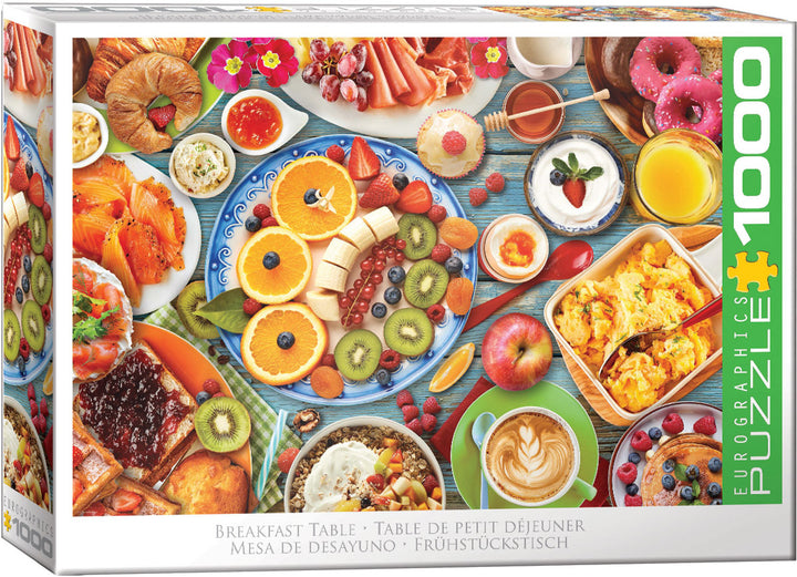 Jigsaw Puzzle<br> 1000 Pieces<br> Breakfast Table