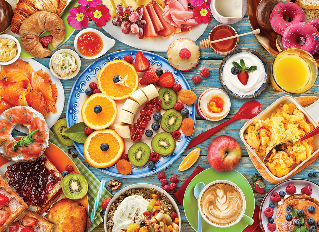 Jigsaw Puzzle<br> 1000 Pieces<br> Breakfast Table