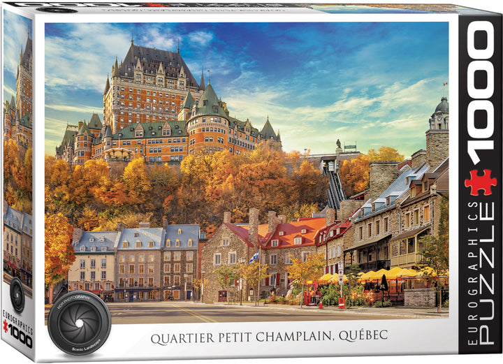Jigsaw Puzzle<br> 1000 Pieces<br> Quartier Petit Champlain, Quebec