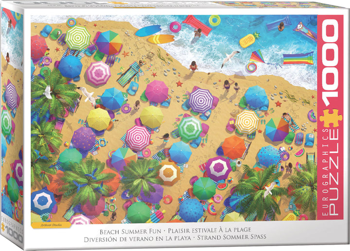 Jigsaw Puzzle<br> 1000 Pieces<br> Beach Summer Fun