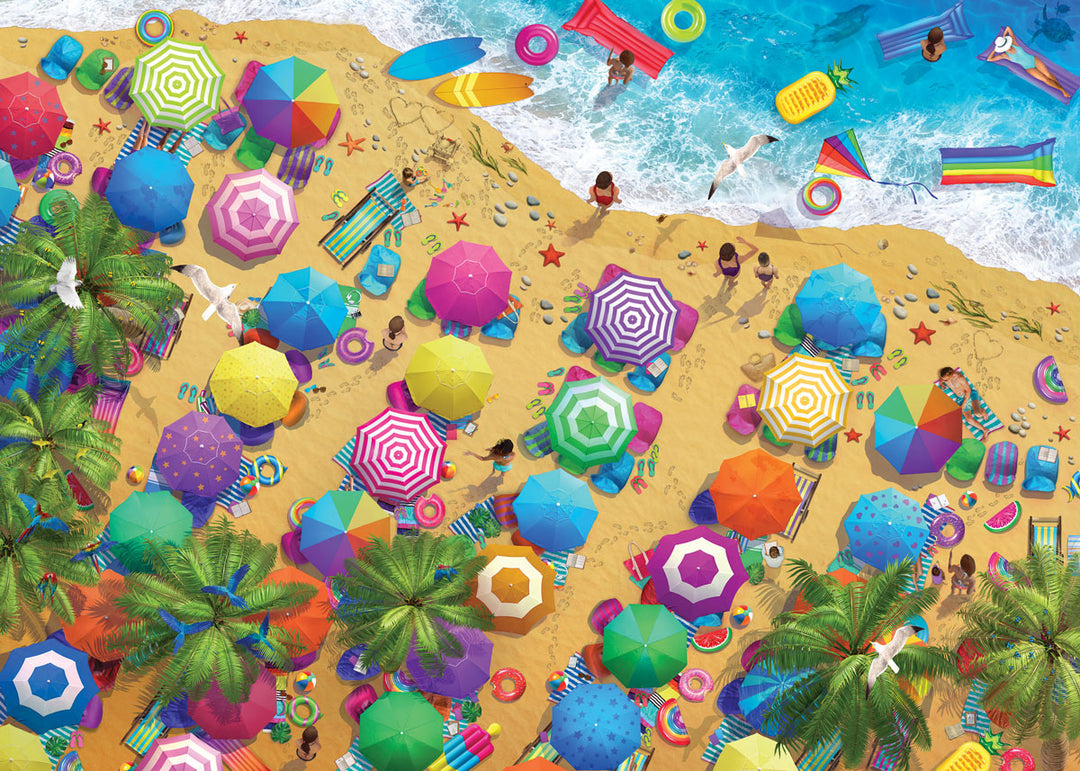 Jigsaw Puzzle<br> 1000 Pieces<br> Beach Summer Fun