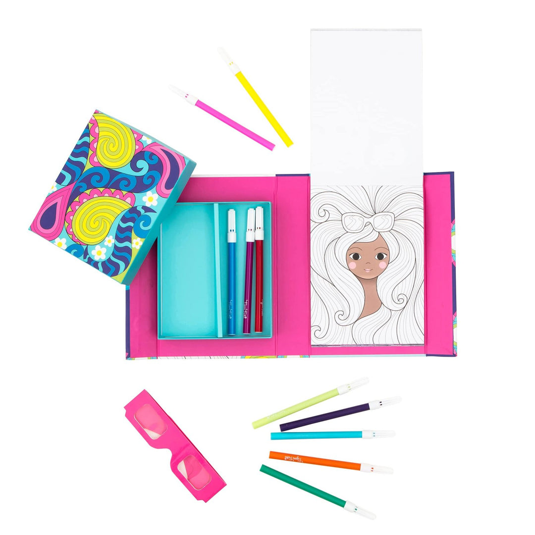 Tiger Tribe<br> 3D Colouring Set<br> Rainbow Dreams