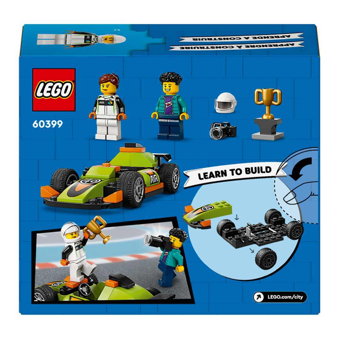 LEGO CITY<br> Green Race Car<br> 60399