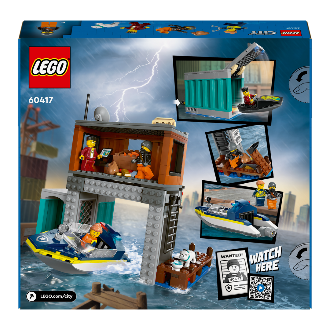 LEGO City<br> Police Speedboat and Crook's Hideout<br> 60417