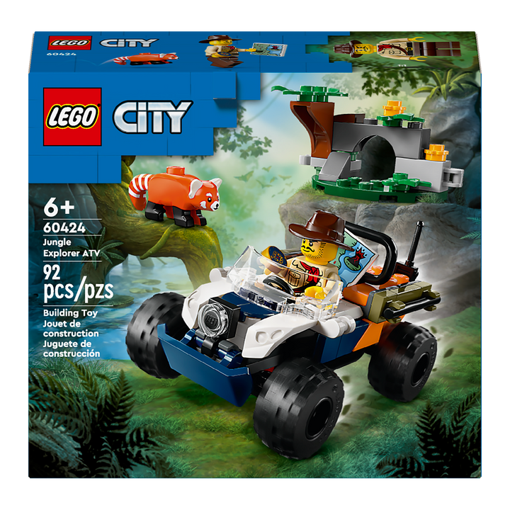 LEGO City<br> Jungle Explorer ATV Red Panda Mission<br> 60424