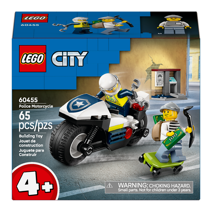 LEGO City<br> Police Motorcycle Chase<br> 60455