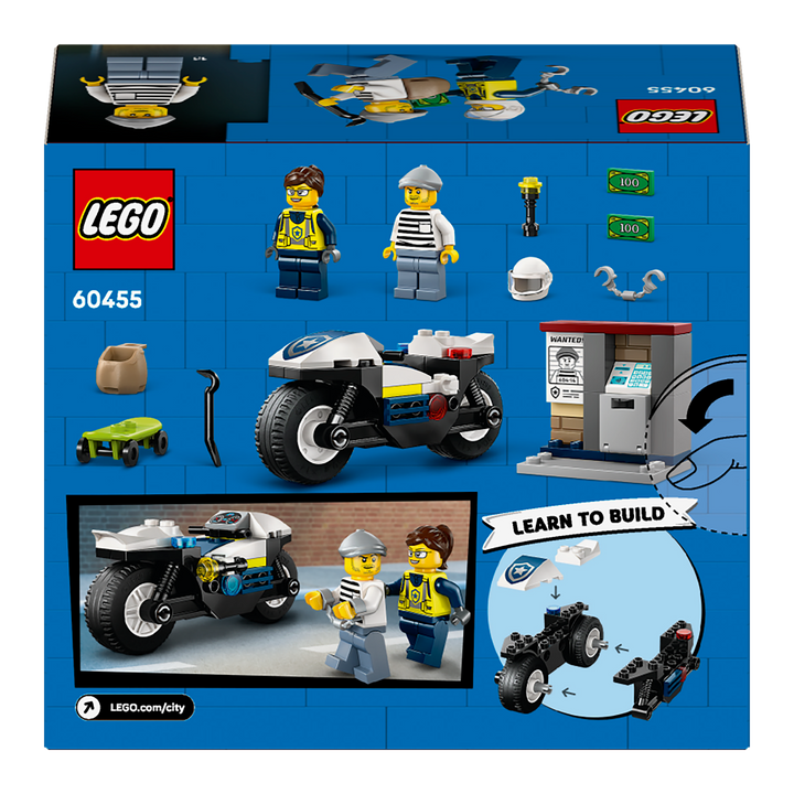 LEGO City<br> Police Motorcycle Chase<br> 60455