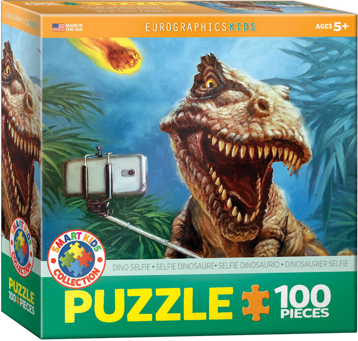 Jigsaw Puzzle<br> 100 Pieces<br> Dinosaur Selfie
