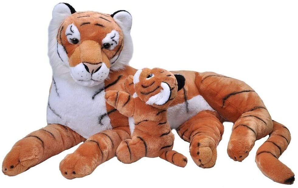 Wild Republic<br> Mom & Baby<br> Jumbo Tiger (30")<br> <u>[Local Pick Up Only]</u>