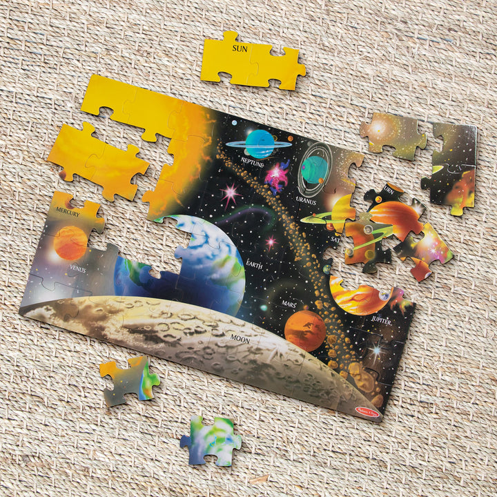 Jigsaw Puzzle<br> 48 Pieces<br> Melissa & Doug<br> Solar System