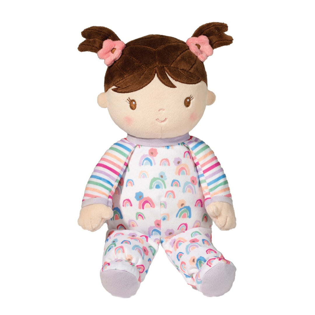 Douglas <br> Isabelle Rainbow Stripe Soft Doll (13")