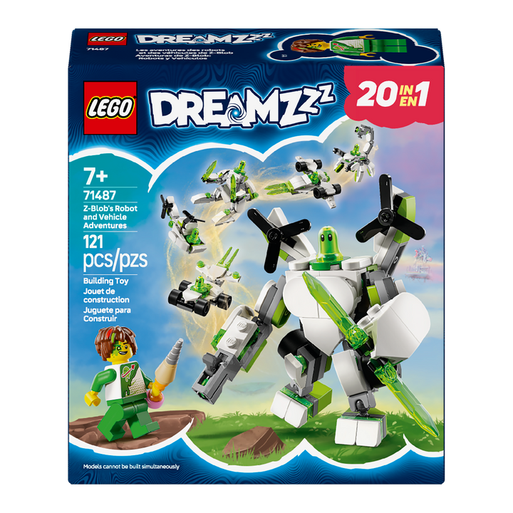 LEGO DREAMZzz<br> Z-Blob's Robot and Vehicle Adventures Mech Toys<br> 71487