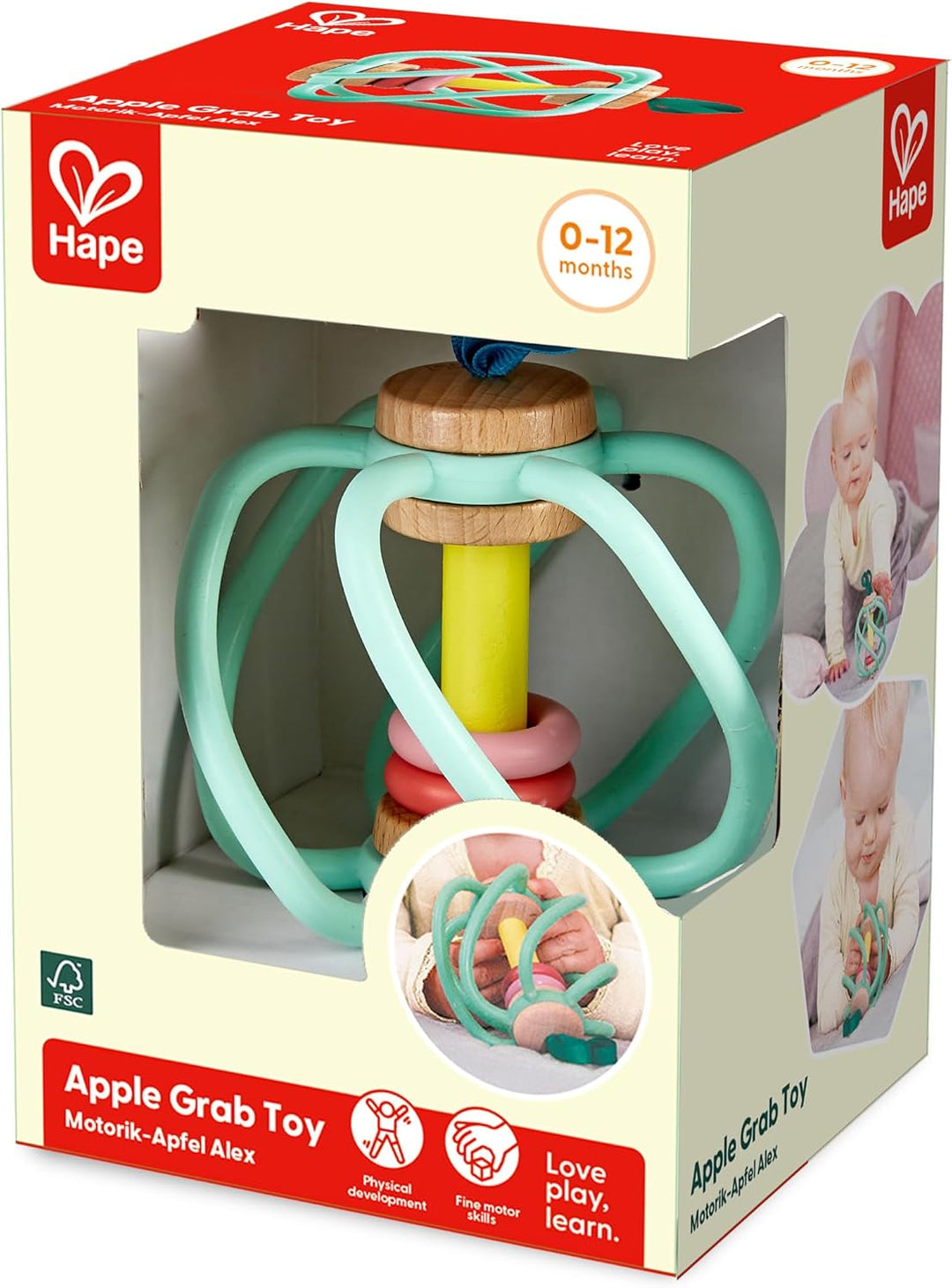 Hape <br> Apple Grab Toy