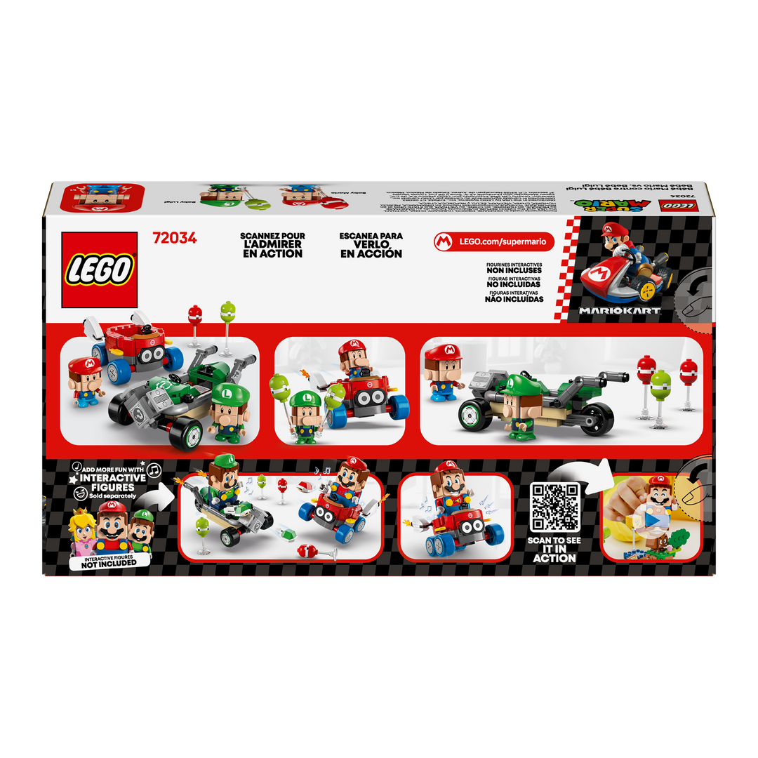 LEGO Super Mario<br> Mario Kart - Baby Mario vs. Baby Luigi<br> 72034