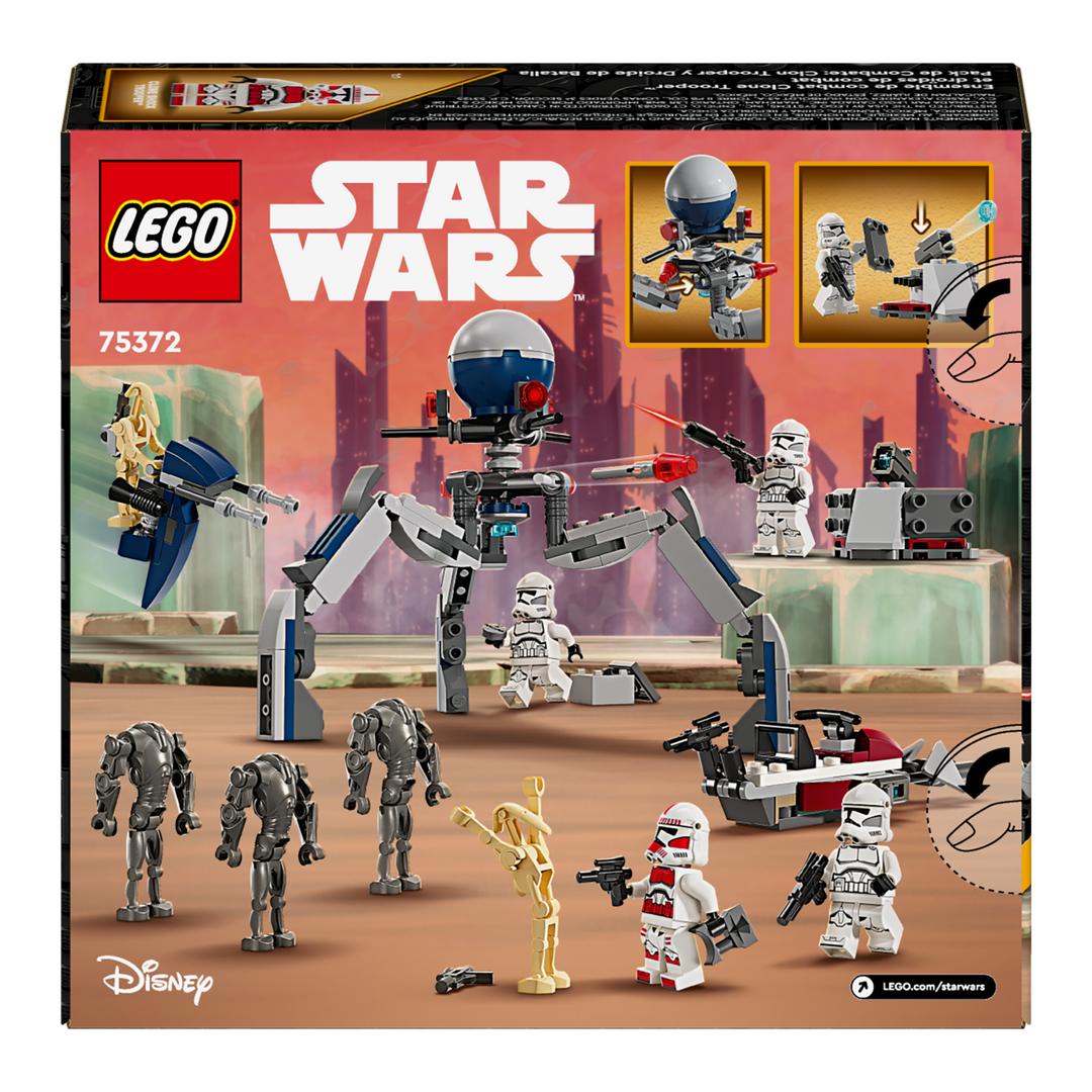 LEGO Star Wars<br> Clone Trooper & Battle Droid Battle Pack<br> 75372