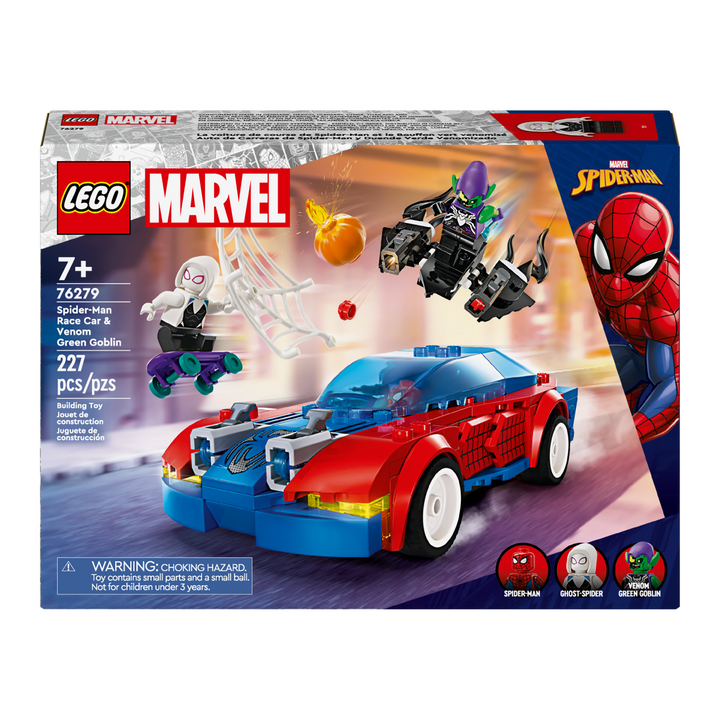 LEGO Marvel<br> Spider-Man Race Car & Venom Green Goblin<br> 76279