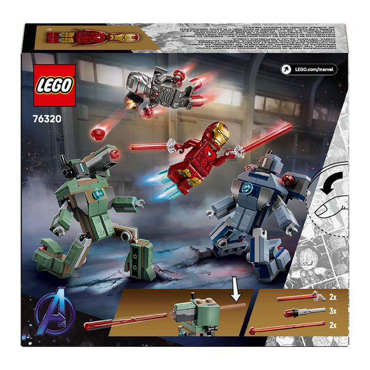 LEGO Marvel<br> Iron Man & War Machine vs. Hammer Drones<br> 76320