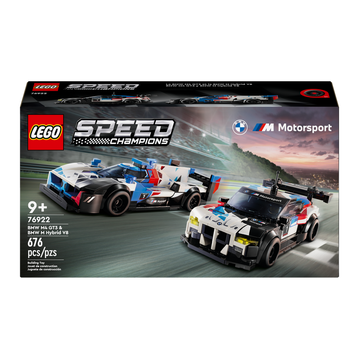 LEGO Speed Champions<br> BMW M4 GT3 & BMW M Hybrid V8 Race Cars<br> 76922