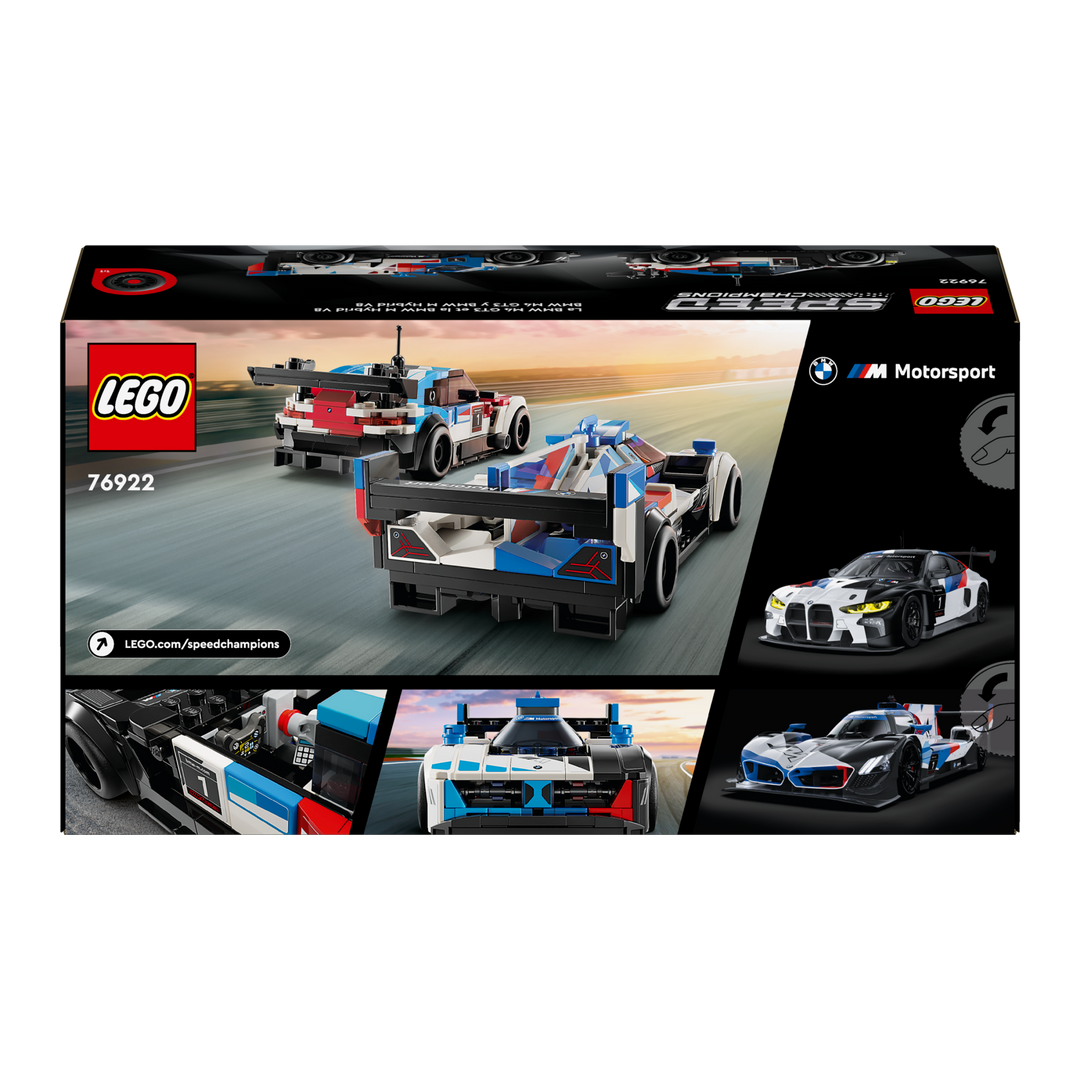 LEGO Speed Champions<br> BMW M4 GT3 & BMW M Hybrid V8 Race Cars<br> 76922