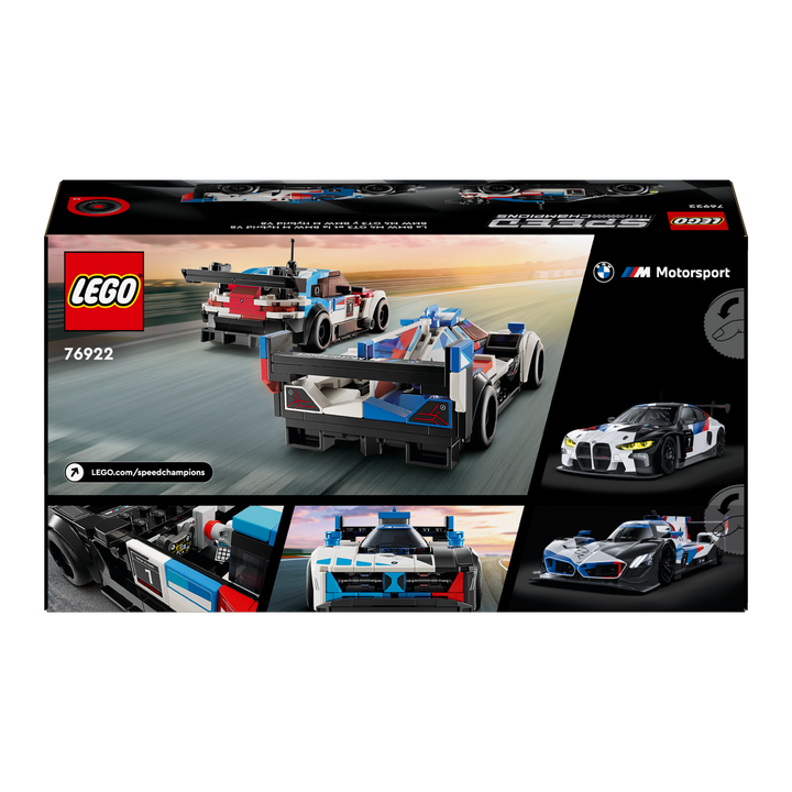 LEGO Speed Champions<br> BMW M4 GT3 & BMW M Hybrid V8 Race Cars<br> 76922