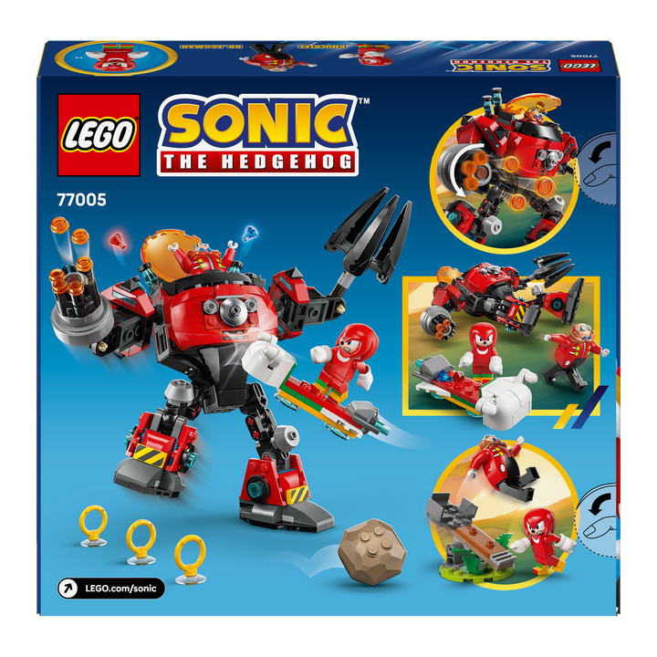 LEGO Sonic the Hedgehog<br> Knuckles vs. Dr. Eggman Egg Crusher Mech<br> 77005