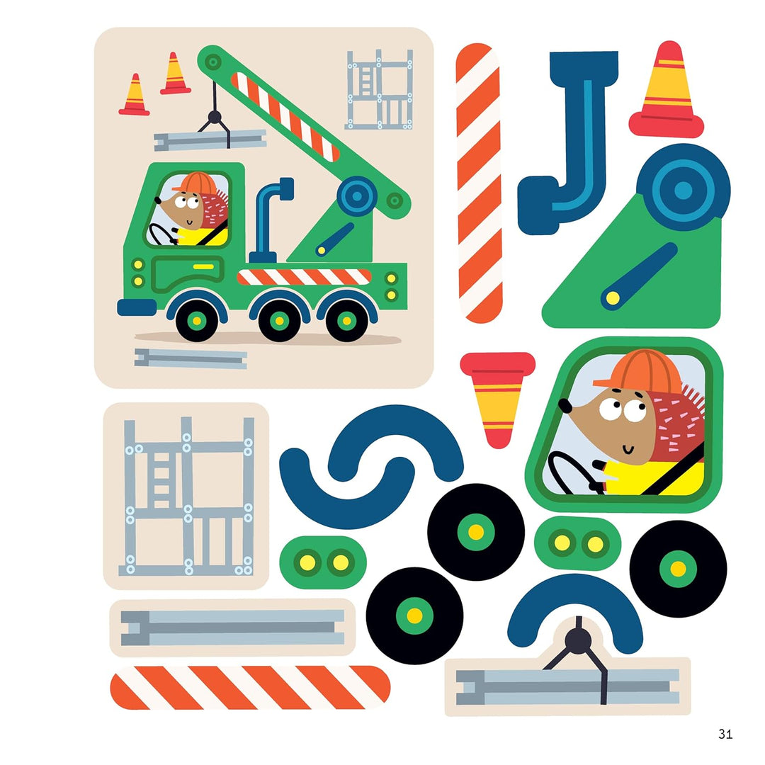 First Fun<br> Sticker Painting<br> Trucks & Tractors