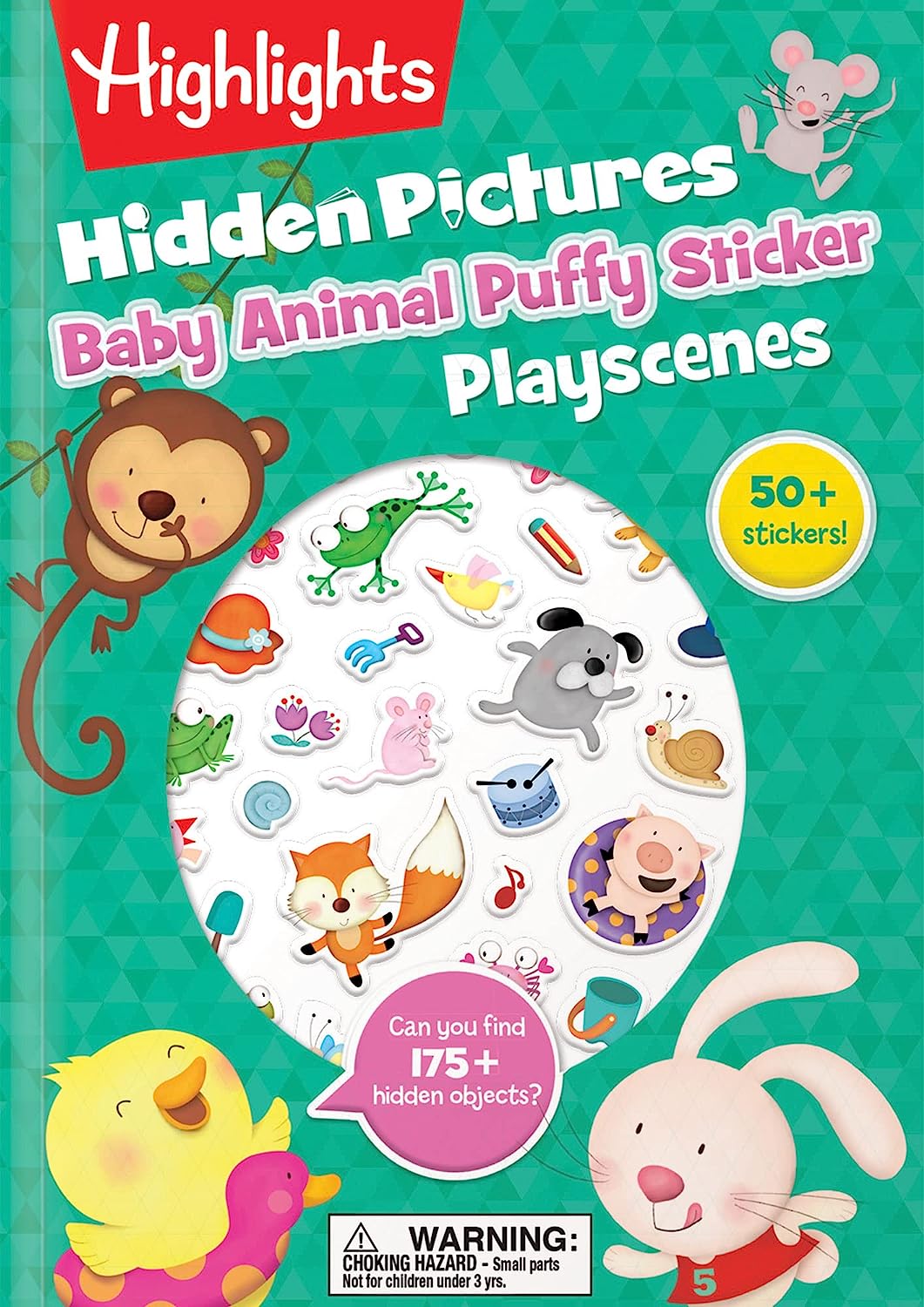 Puzzle Book<br> Highlights<br> Hidden Pictures<br> Baby Animals