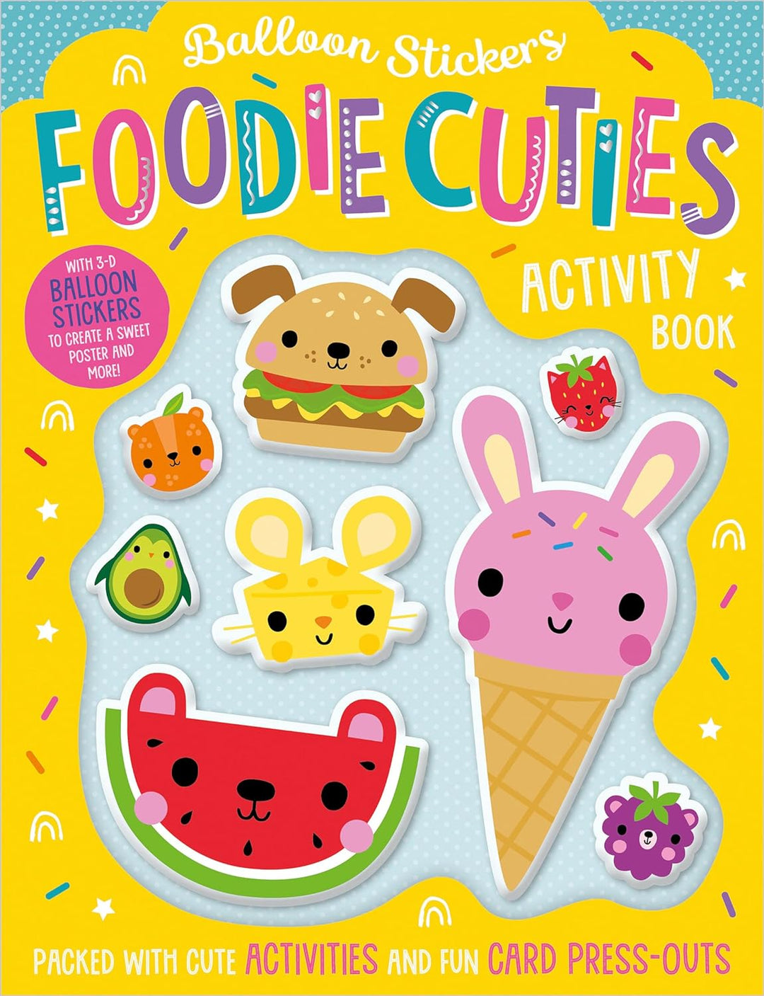 Activity Book<br> Balloon Stickers<br> Foodie Cuties