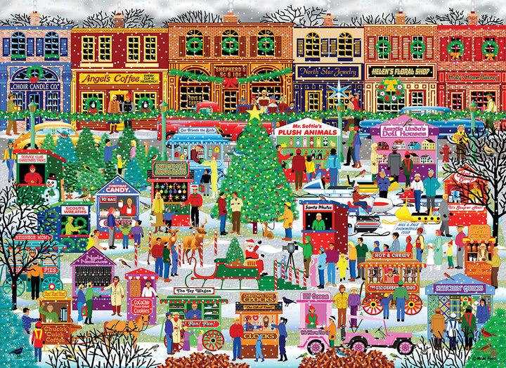 Jigsaw Puzzle<br> 500 Pieces<br> Downtown Holiday Festival