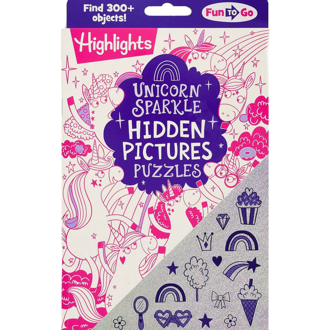 Puzzle Book<br> Highlights<br> Hidden Pictures<br> Unicorn Sparkle