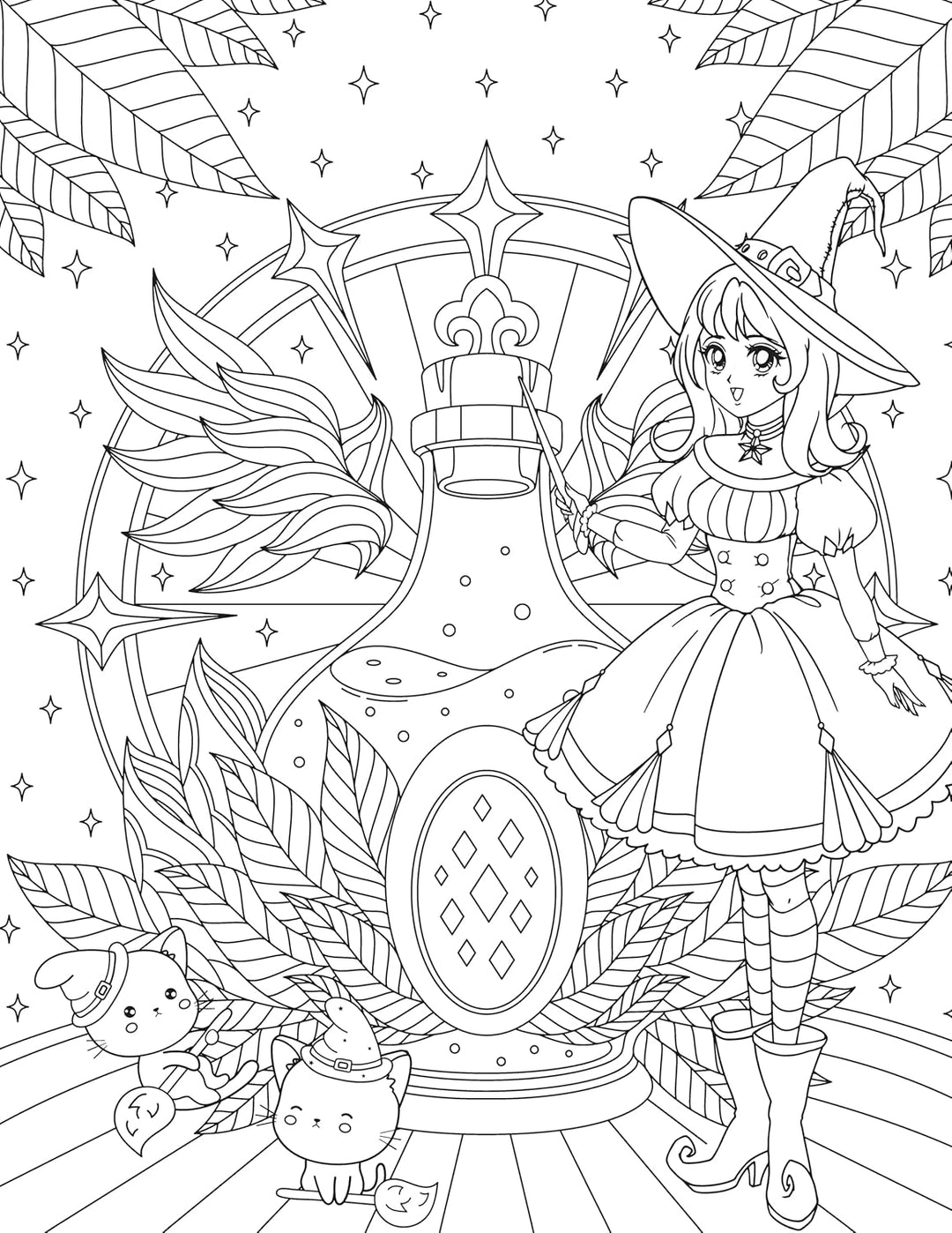 Colouring Book<br> Let's Color Manga
